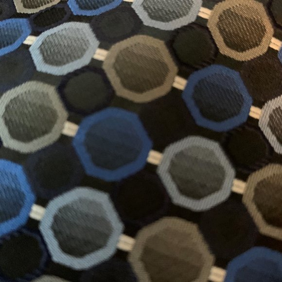 Geoffrey Beene extra long blue tie - Picture 3 of 3